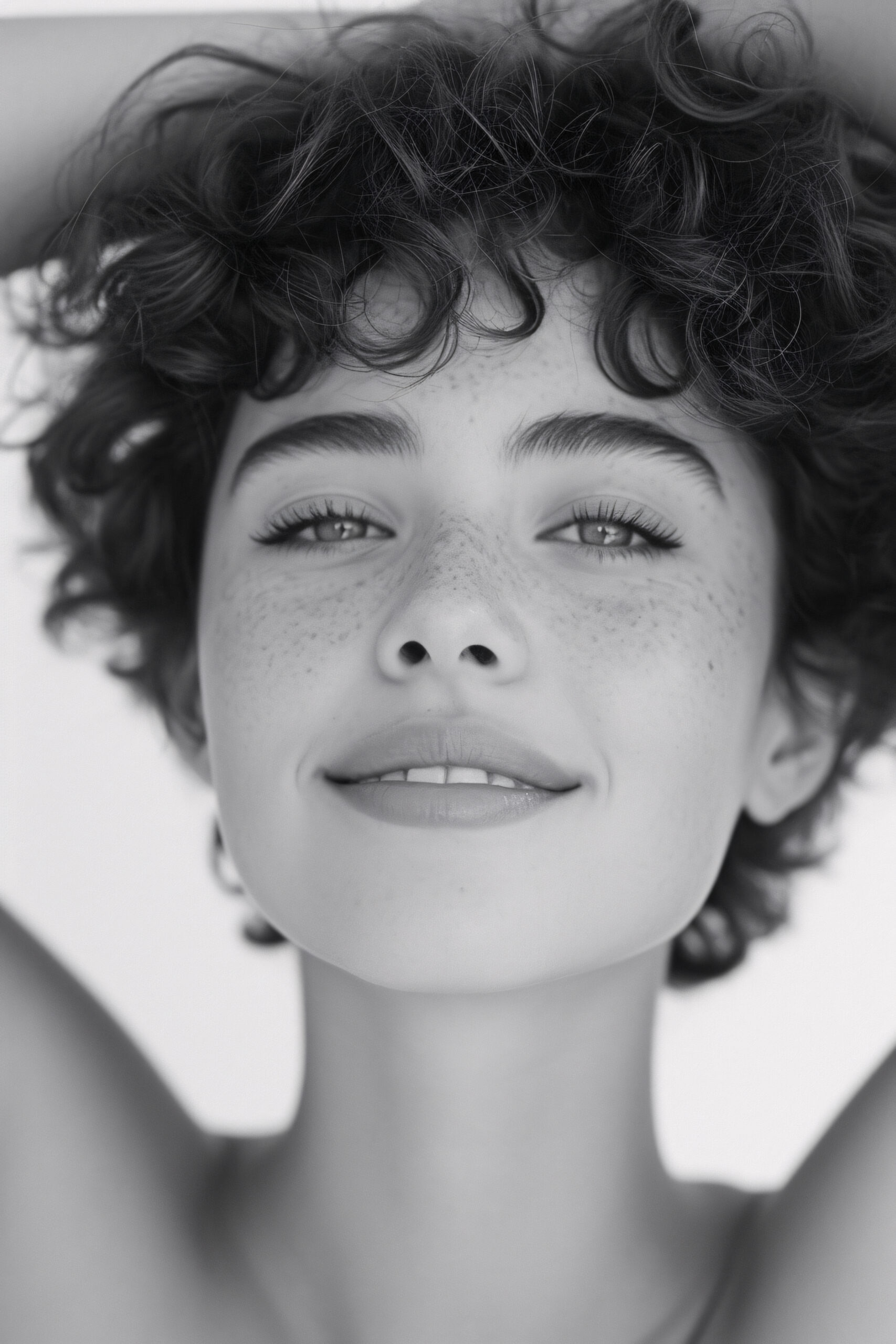 monochrome-portrait-woman-showing-vulnerability-self-acceptance peau avec tache pigmentaire